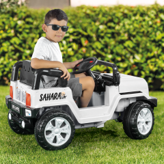 SAHARA 12 VOLT BEYAZ UZAKTAN KUMANDALI ARABA