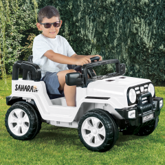SAHARA 12 VOLT BEYAZ UZAKTAN KUMANDALI ARABA