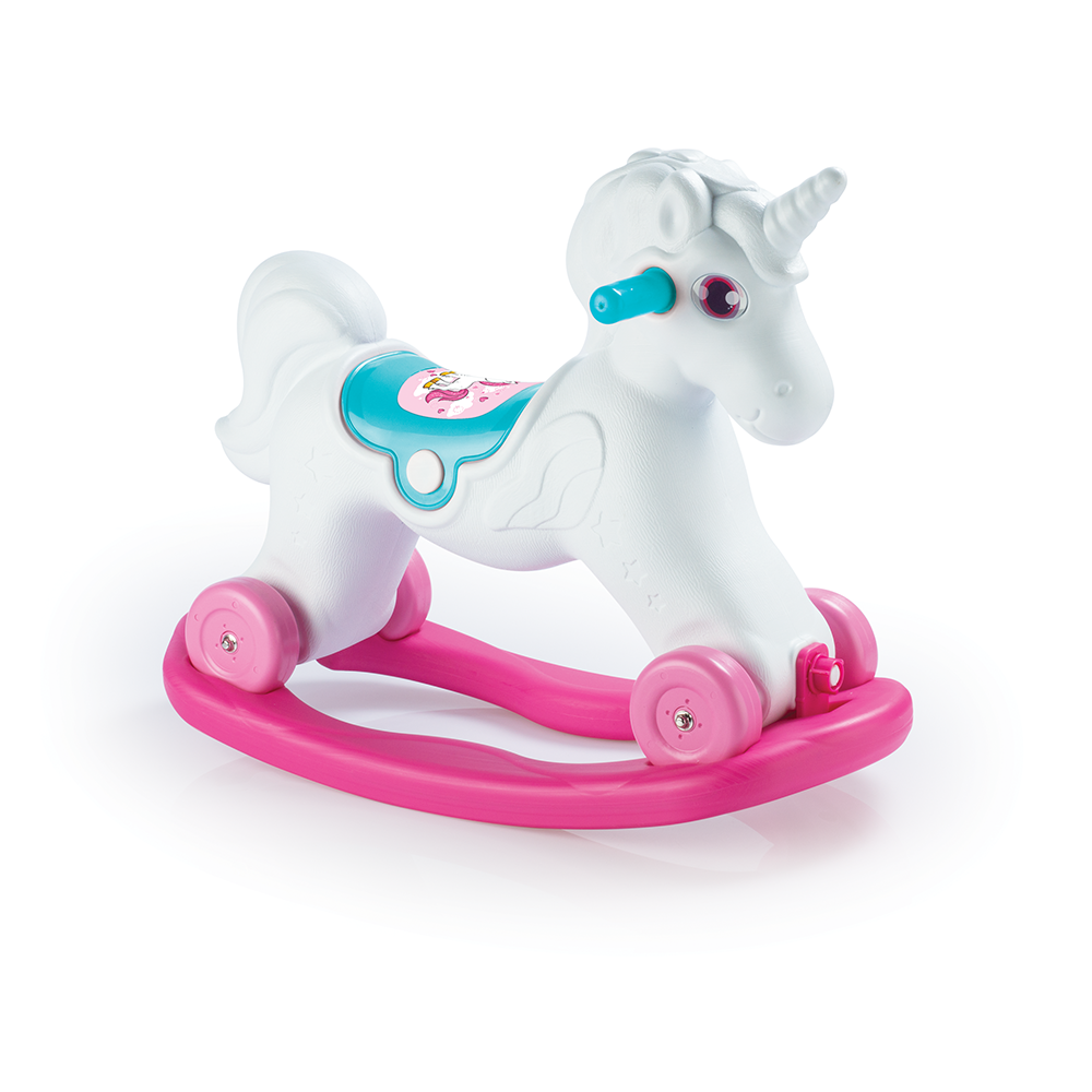 UNICORN SALLANAN TEKERLEKLİ AT KOLİ POSTER