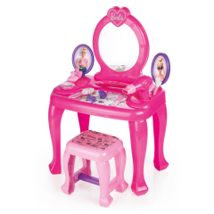BARBIE AYAKLI MAKYAJ MASASI VE SANDALYE SETİ