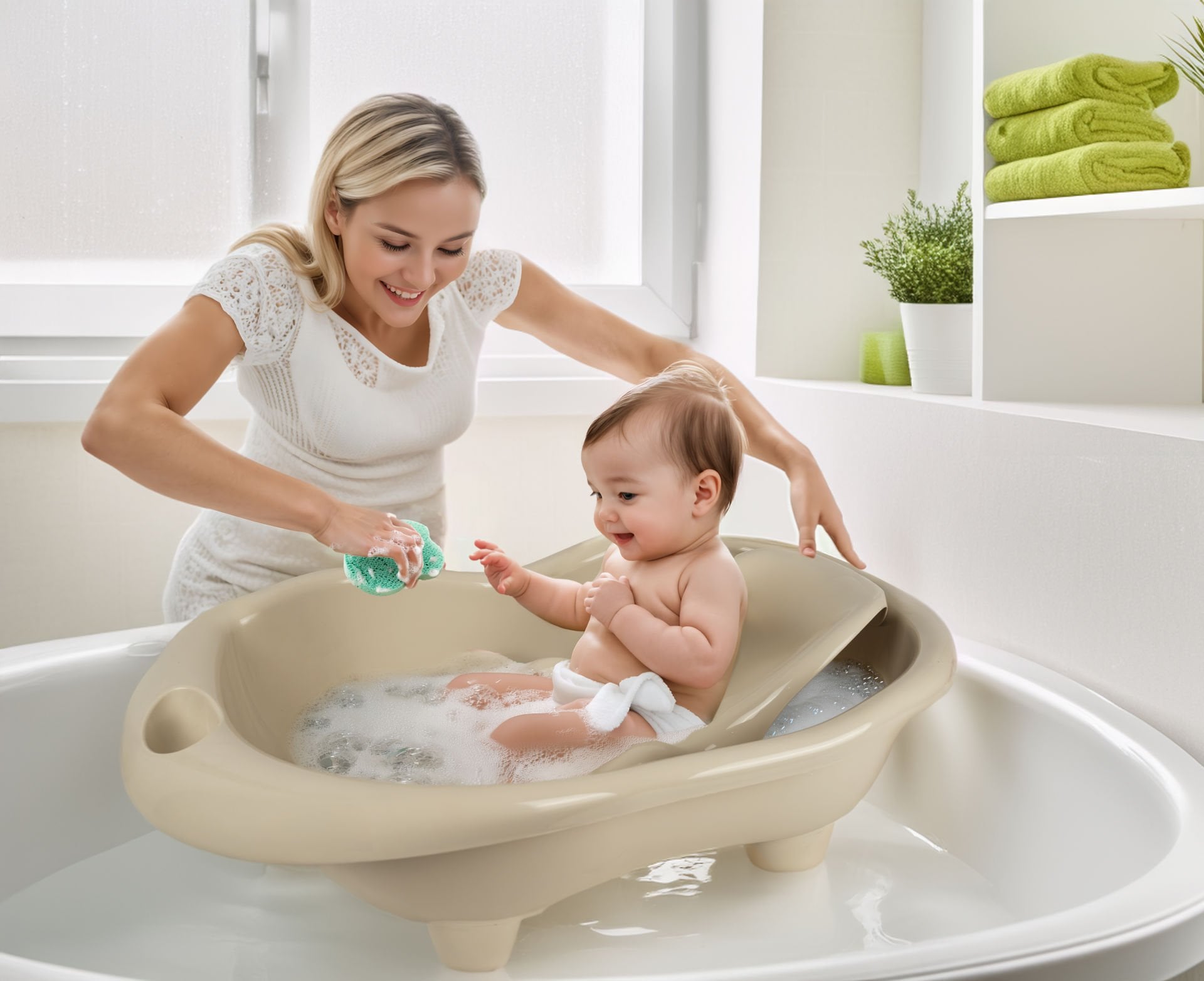 Hippo Baby Bathtu Hippo Baby Bathtub + Bath Seat