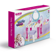 UNICORN MAKYAJ MASASI VE TABURE SETİ