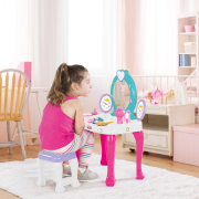 UNICORN MAKYAJ MASASI VE TABURE SETİ