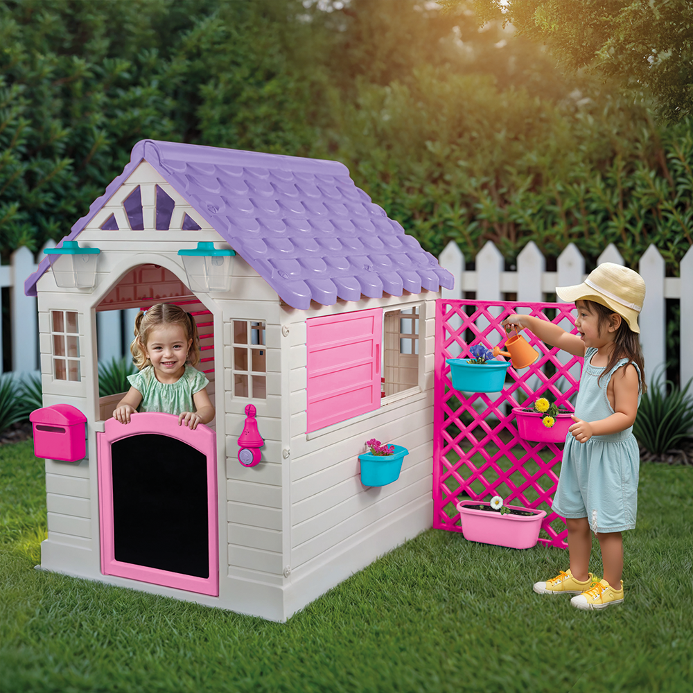 AKSESUARLI OYUN EVİ PEMBE