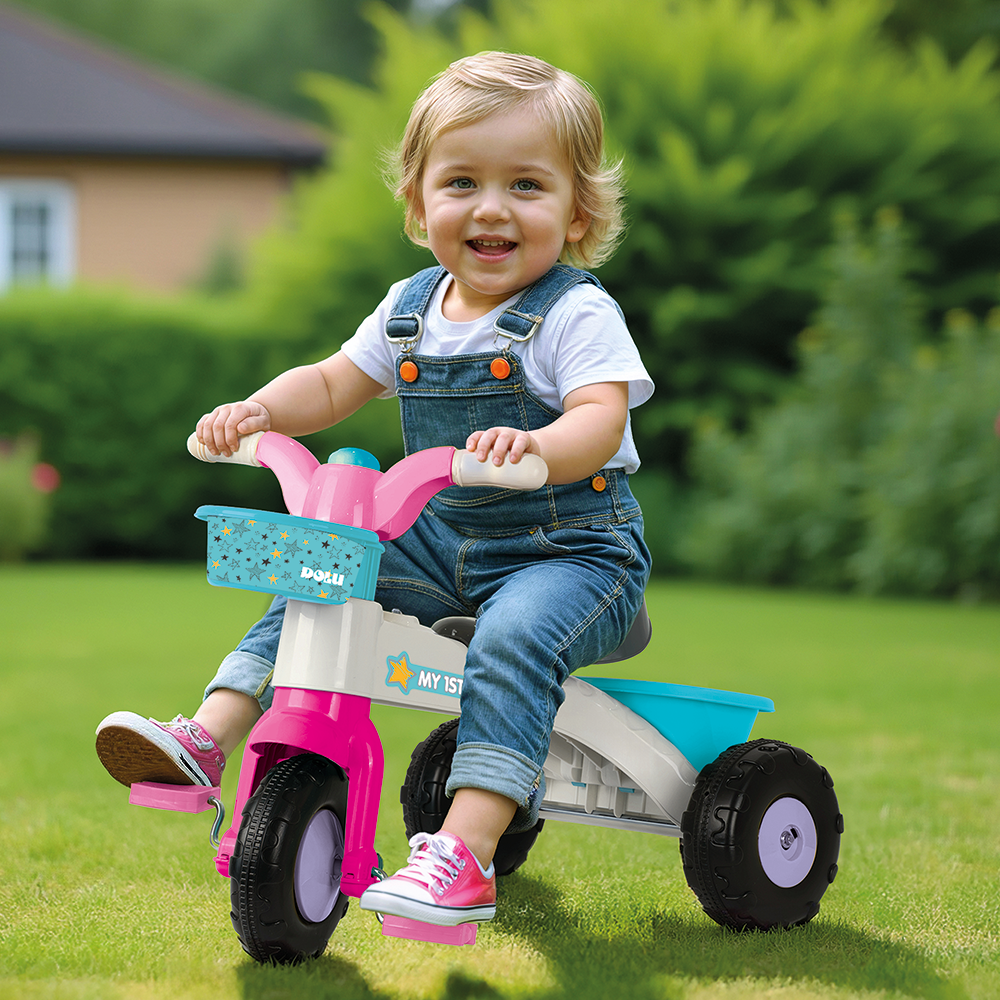 İLK ÜÇ TEKERLEKLİ BİSİKLETİM PVC TORBADA PEMBE